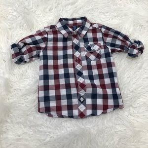 Plaid Long Sleeve for Toddler Boy